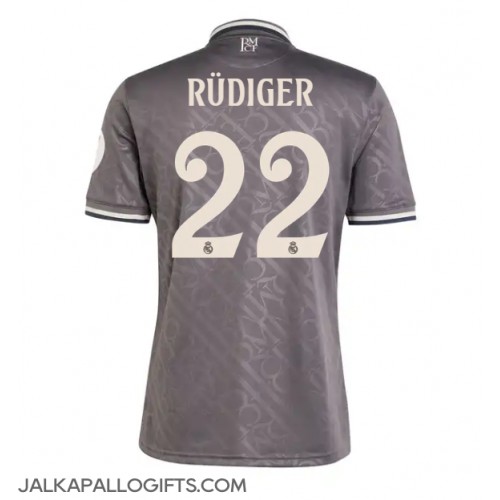 Real Madrid Antonio Rudiger #22 Kolmaspaita 2024-25 Lyhythihainen